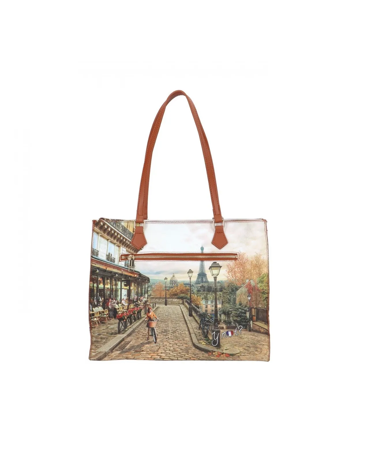 Ynot - Borsa a spalla squadrata in ecopelle Yesbag | Studioarch.com