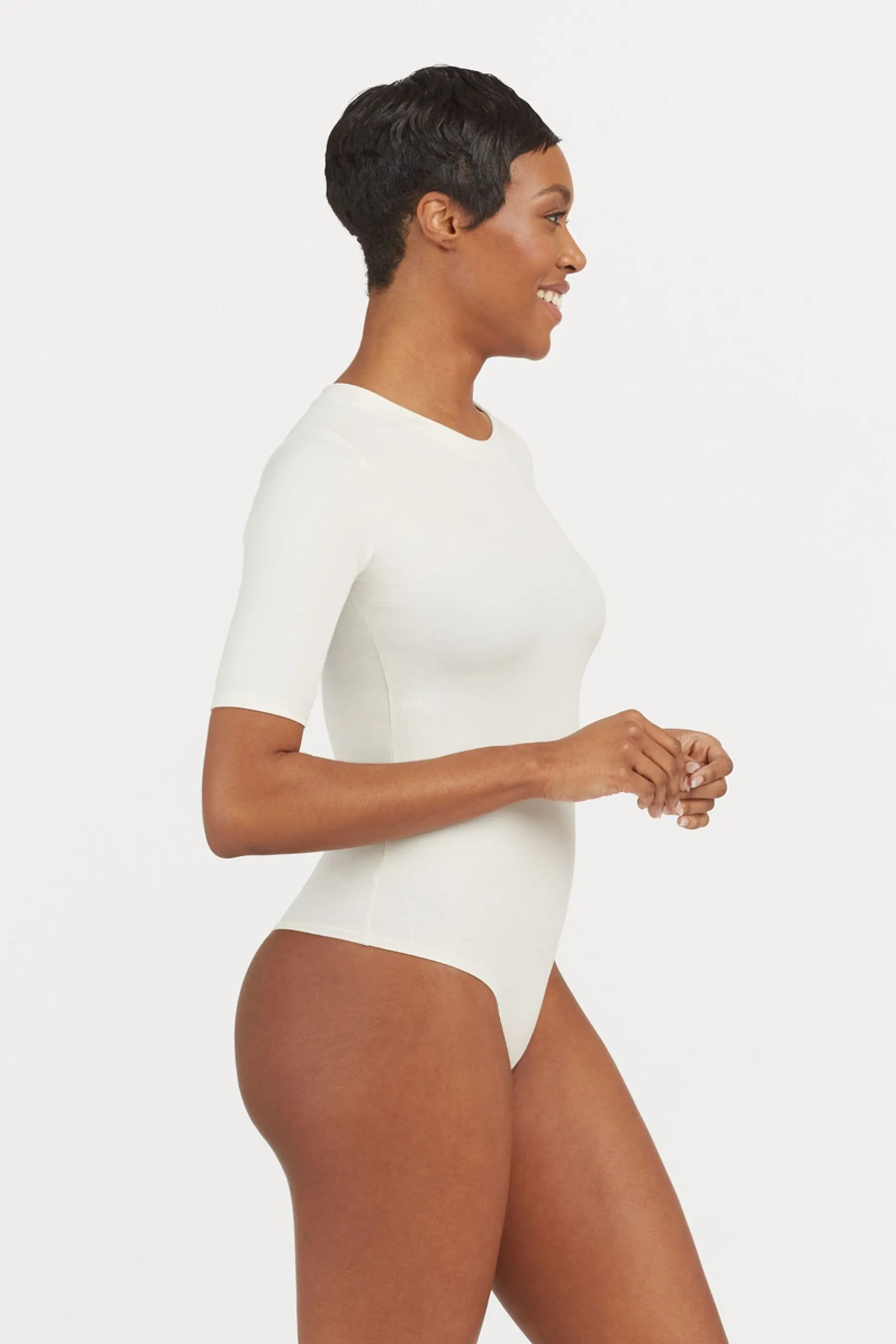 ® Spanx Suit Yourself - Body contenitivo Manica corta a coste